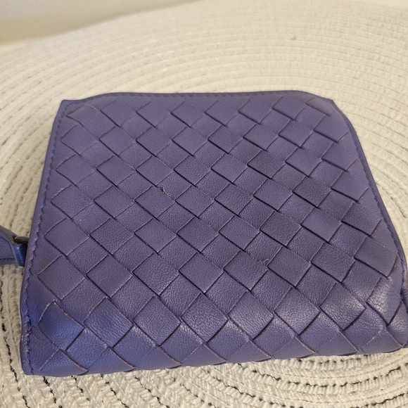 Bottega Veneta Intrecciato Snap Wallet – Purple - Picture 2 of 12